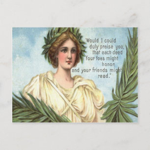 Carte Postale Couronne de la Dame de la Liberté Jour du Souvenir