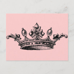 Carte Postale Couronne royale vintage