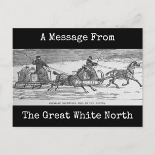 Carte Postale Courrier canadien des bois d'oeuvre