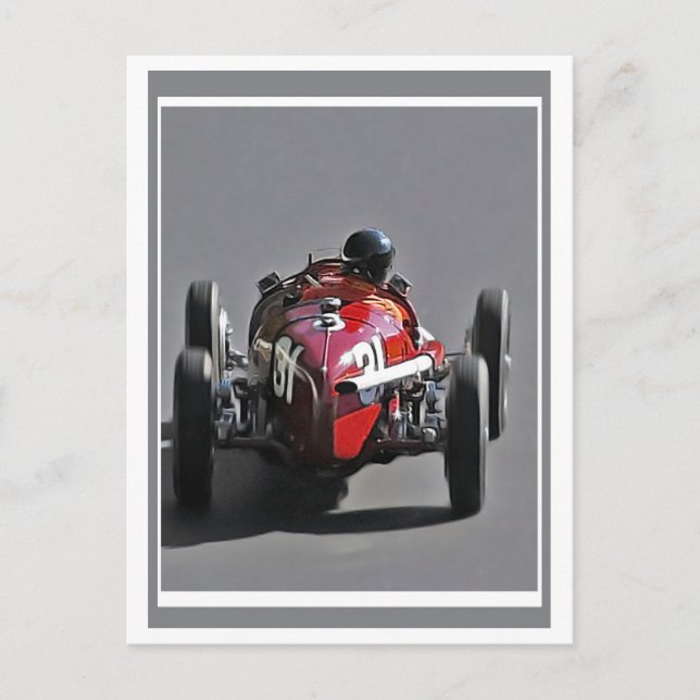 Carte Postale Course (Devant)