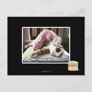 Carte Postale Course ! Sauvez l'individu d'ur !