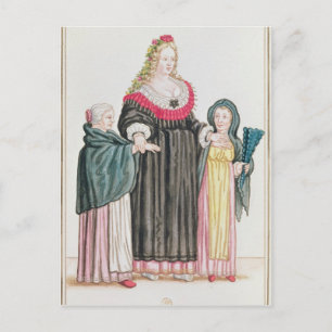 Carte Postale Courtesan vénitien