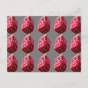 Carte Postale Couteau rouge flou