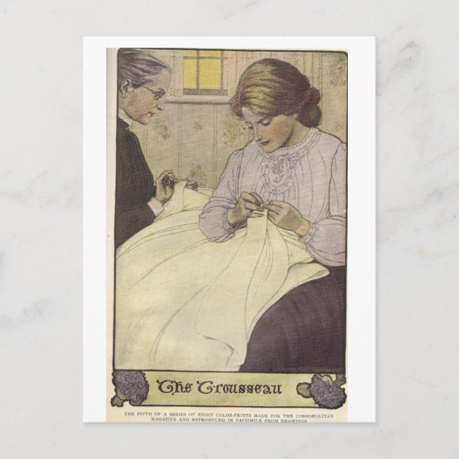 Carte Postale couture (Devant)