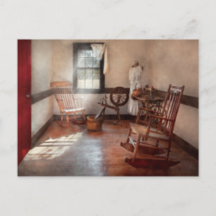 Carte Postale Couture - Chambre - salle de couture de grand-mère