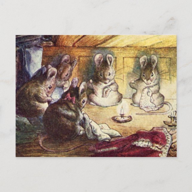 Carte Postale Couture de souris (Devant)