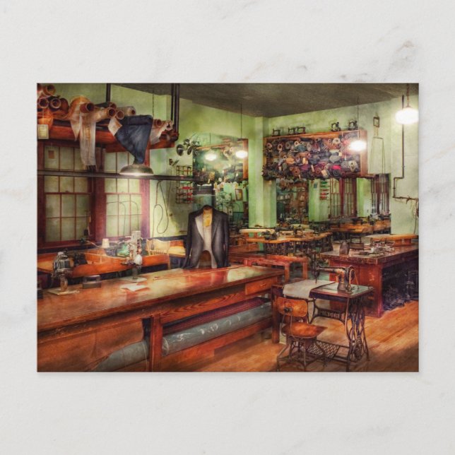 Carte Postale Couture - Industrielle - La sueur (Devant)