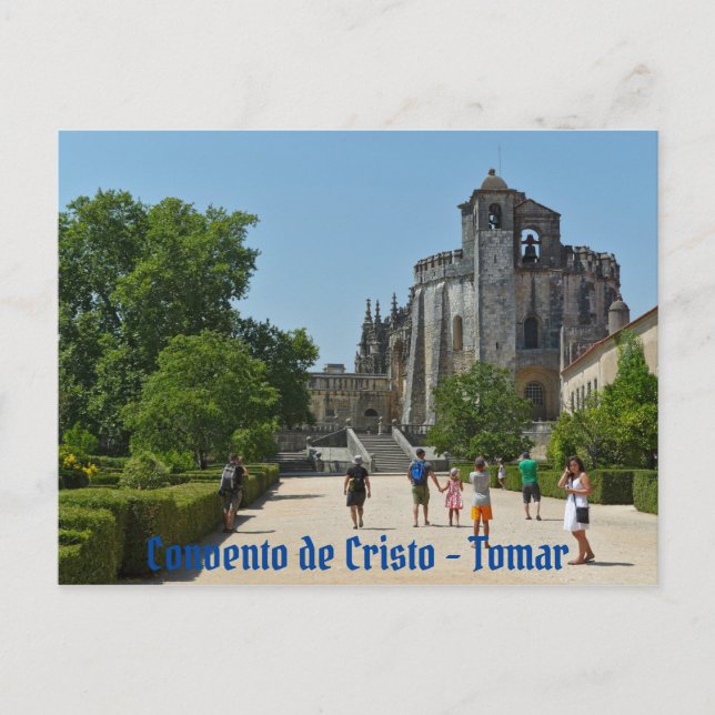 Carte Postale Couvent du Christ à Tomar. Portugal (Devant)
