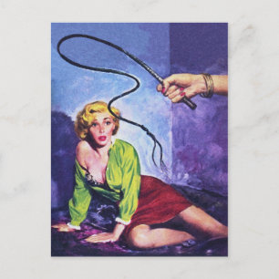 Carte Postale Couverture de la revue Vintage Pulp de Kinky Homos