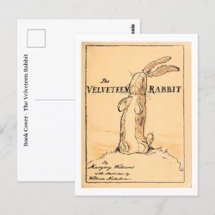 Carte Postale Couverture de livre - Le Lapin de velours