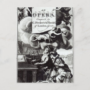 Carte Postale Couverture de Partition pour Julius César