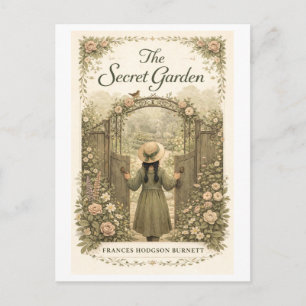 Carte Postale Couverture du livre Secret Garden