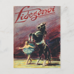 Carte Postale Couverture, Lisez-Moi, Spectacle de cirque