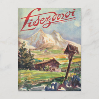 Carte Postale Couverture, Lisez-Moi, Voyage Alpin