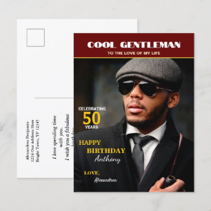 Carte Postale Couverture photo Anniversaire Magazine Personnalis