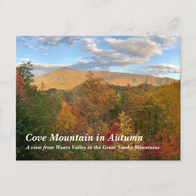 Carte Postale Cove Mountain dans les Great Smoky Mountains (Devant)
