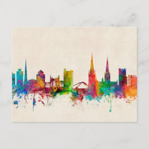 Carte Postale Coventry England Skyline
