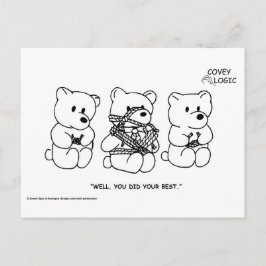 Carte postale Covey Logic "Do Your Best"