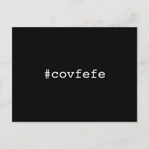 Carte Postale #covfefe covfefe Trump Texte Président du mème