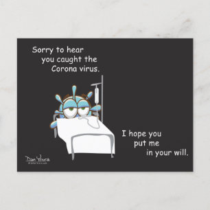 Carte postale COVID #2 dans la série CORONA de Dan