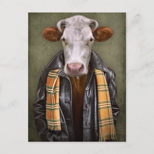 Carte Postale Cow-man (Devant)