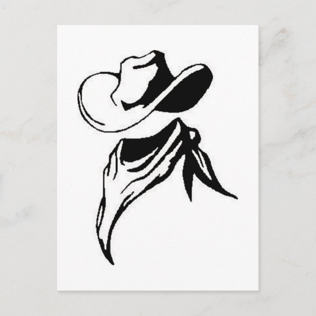 Carte Postale Cowboy (Devant)