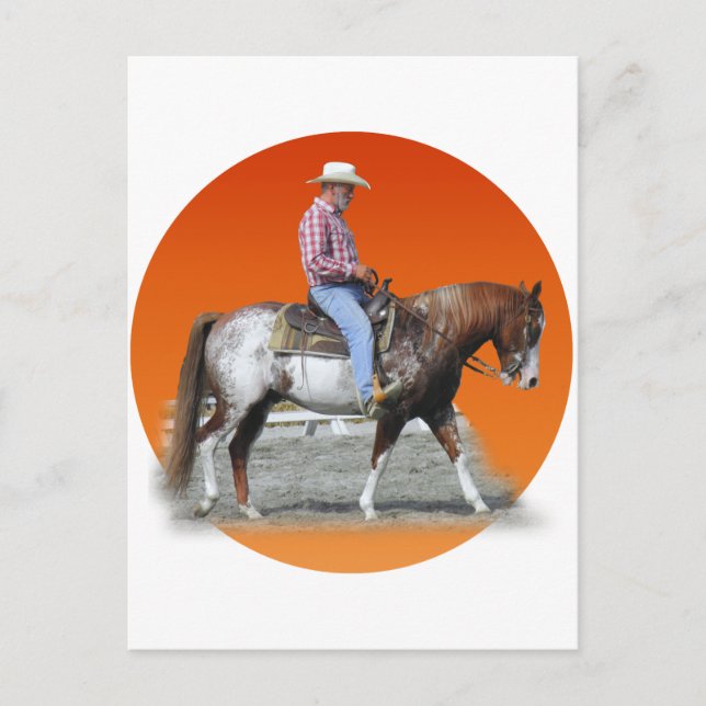 Carte Postale cowboy (Devant)
