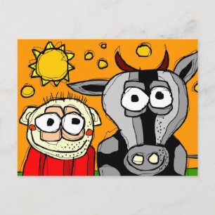 carte postale 'cowboy'