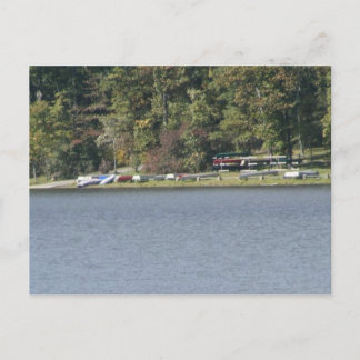 Carte Postale cowens gap state park pennsylvania lake tree canoe