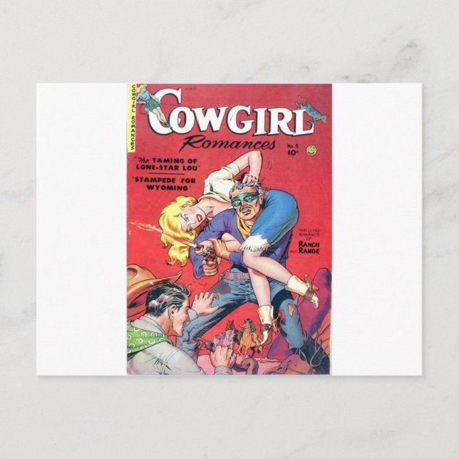 Carte Postale Cowgilrl et Outlaw (Devant)
