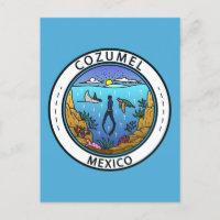 Cozumel Mexique Badge Scuba