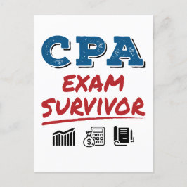Carte Postale CPA Exam Survivor