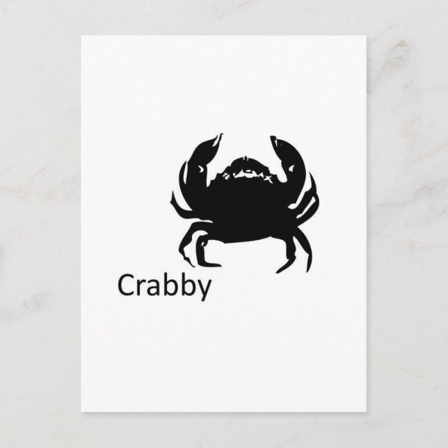 Carte Postale crabe (Devant)