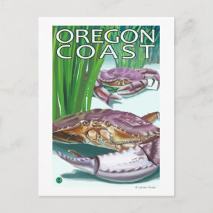 Carte Postale Crabe de la côte de l'Oregon