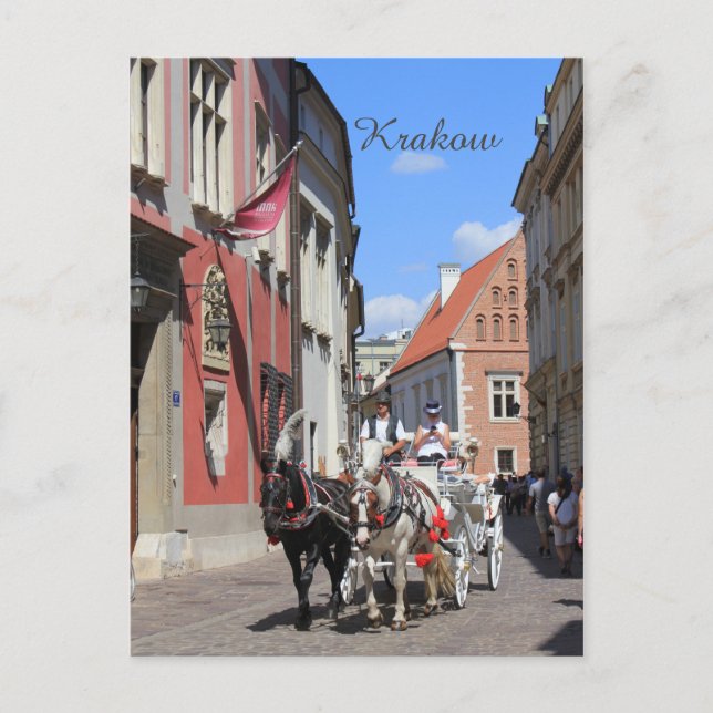 Carte Postale Cracovie, église Mariacki, église St Mary, cadeaux (Devant)
