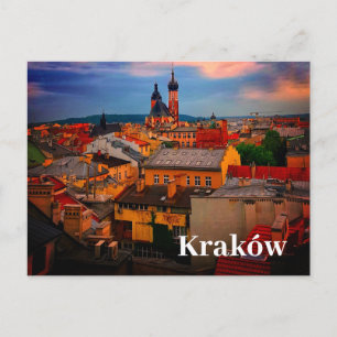 Carte Postale Cracovie Europe Pologne Polska Vieille Ville