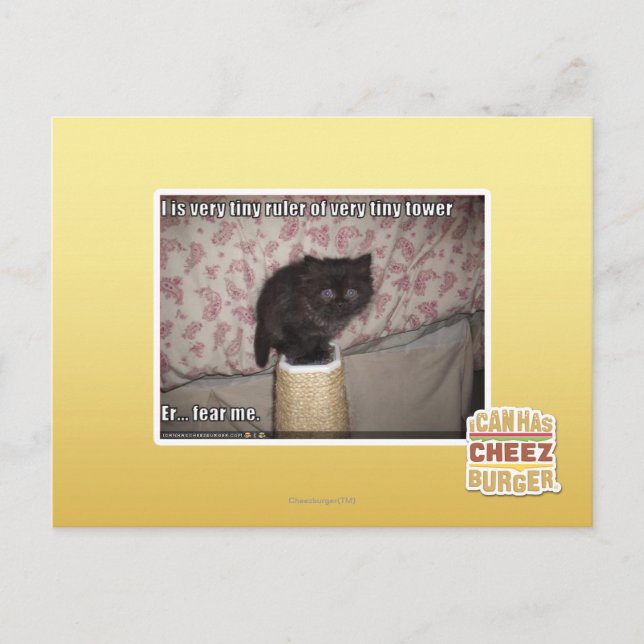 Carte Postale Craignez-moi (Devant)