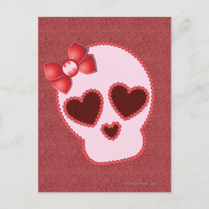 Carte Postale Crâne Batgirl avec cou