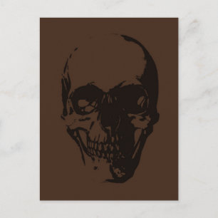 Carte Postale Crâne Brown