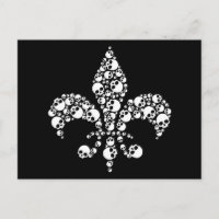 Crâne Fleur De Lis