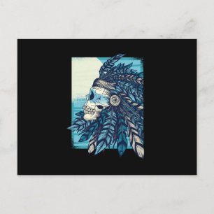 Carte Postale Crâne natif