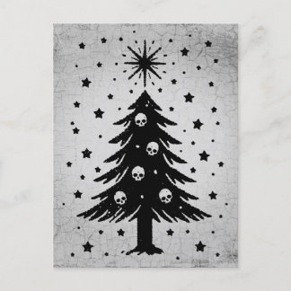 Carte Postale Crânes pour arbre de Noël