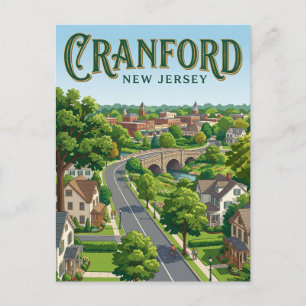 Carte Postale Cranford New Jersey