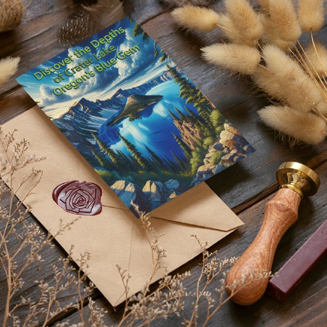 Carte Postale Crater Lakes Serene Morning (Créateur téléchargé)