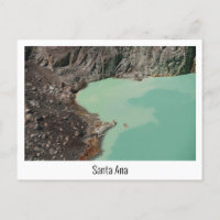 Cratère volcanique de Santa Ana au Salvador