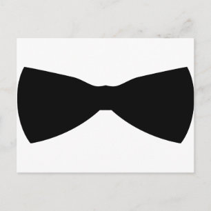 Carte Postale cravate arc noir