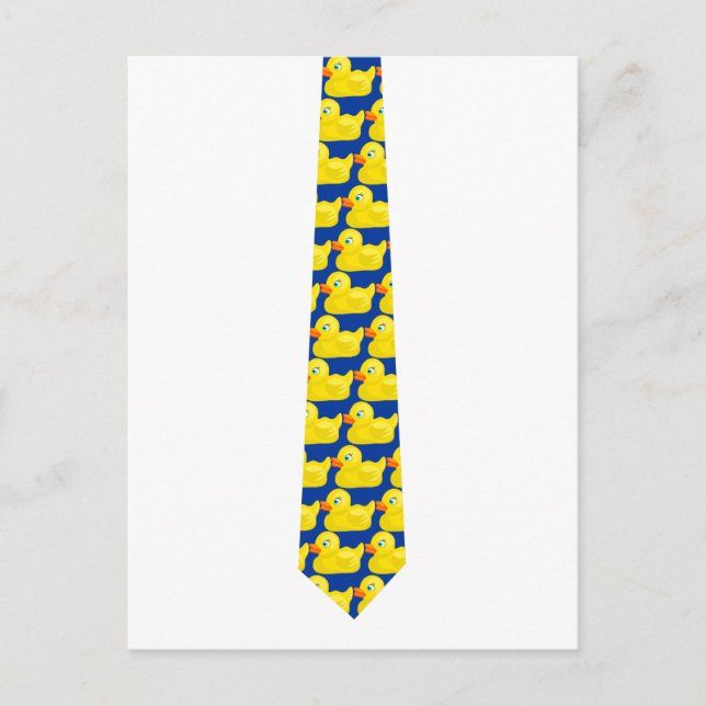 Carte Postale Cravate de canard (Devant)