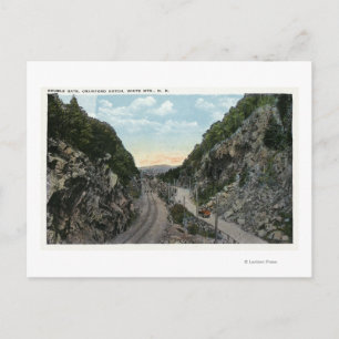 Carte Postale Crawford Notch Vue de la porte double