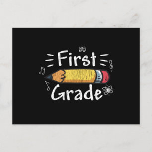Carte Postale Crayon de CE1 pour la rentrée des écoliers