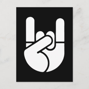 Carte Postale Crayon main de roche